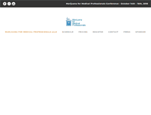Tablet Screenshot of marijuanaformedicalprofessionals.com